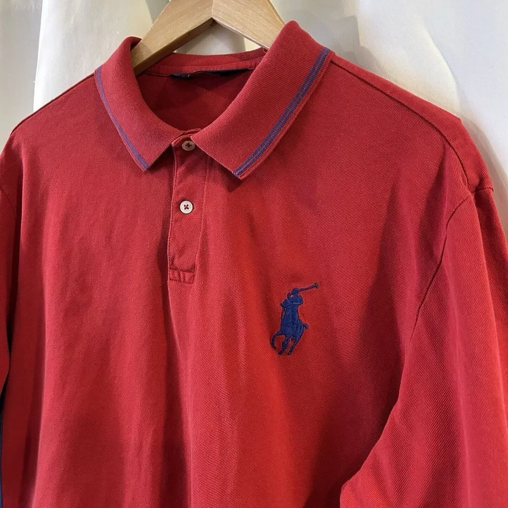 Polo Ralph Lauren Palmilla Golf Pro‎ Fit Collard Shirt Size XL Large Pony